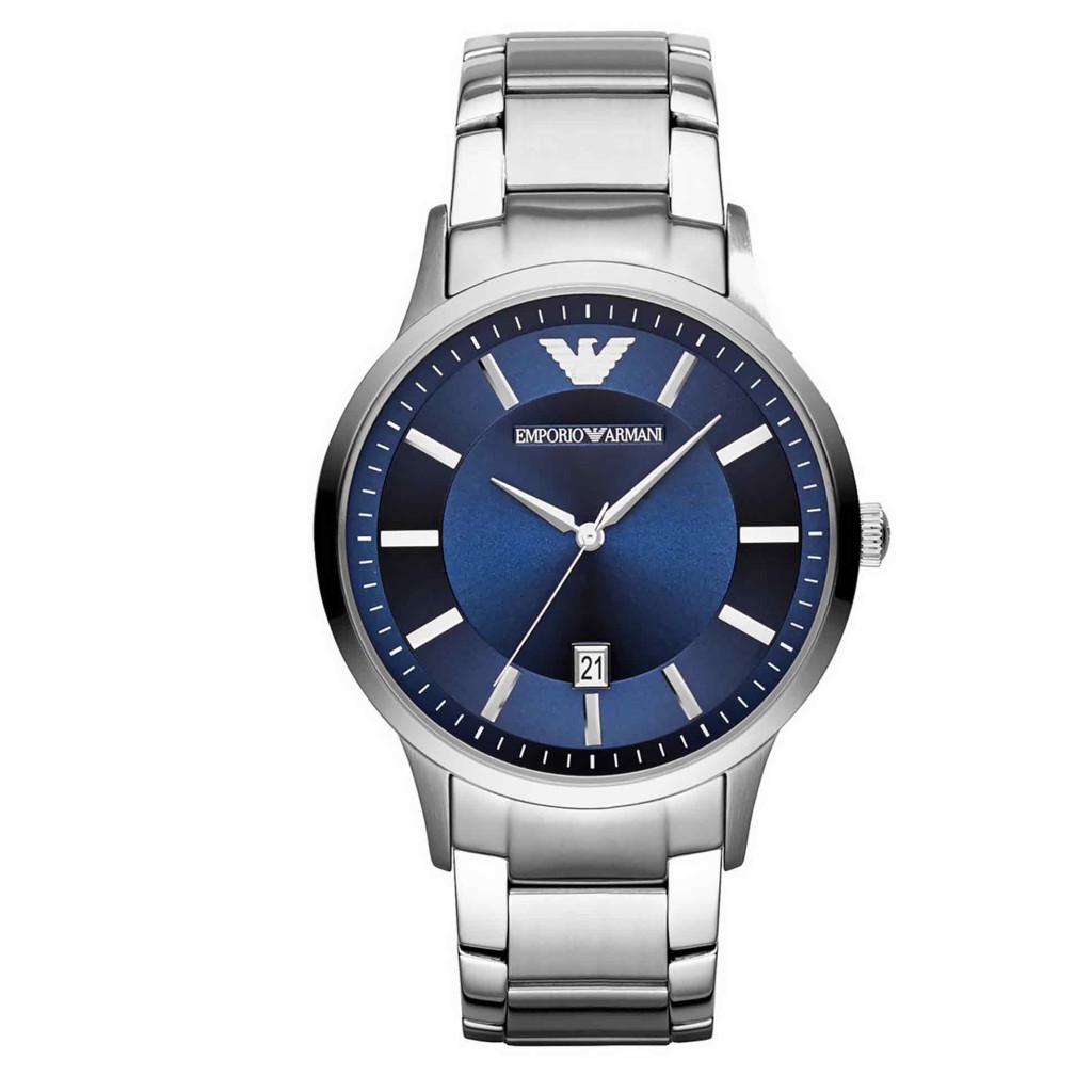 Blue armani clearance watches